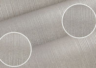 Modern, nicht gesponnene Tapete mit einfacher silbernes Grau-reiner Farbe scharend