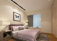 Nicht- gesponnene moderne entfernbare Tapete für Schlafzimmer mit grauem Streifen-Muster