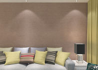 Wasserdichte Brown prägeartige Wandverkleidungen, moderne Wohnzimmer-Tapete PVCs