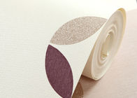 Rosa und beige entfernbare PVC-Tapete, moderne Tapete für Schlafzimmer