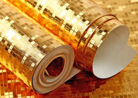 Wasserdichte Luxusdekor-Tapete mit Goldfolien-Material, CER-ISO bescheinigen