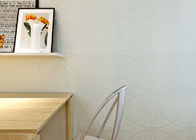 Beige nicht gesponnenes Wallcovering-Papier, moderne gestreifte Tapete für Schlafzimmer und Wohnzimmer