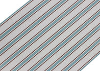 Entfernbare blaue und graue gestreifte Tapeten-nicht gesponnene Wandverkleidung 0.53*10M