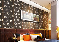Zeitgenössische schwarze Tapete kupfernes Muster PVCs für Wohnzimmer-Wände, CSA genehmigt