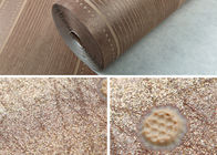 Brown-Prägung PVC-Wohnzimmer-gestreifte Tapeten-Wasser-beständige Tapete