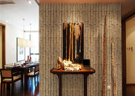 Natur Bambus-3d steuern Tapete, Effekt-Tapete des Wohnzimmer-3d für Wände automatisch an