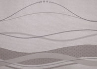 Graue entfernbare Wandverkleidungs-zeitgenössische Schlafzimmer-Tapete mit Kurven-Linie Muster