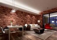 Entfernbare Effekt-Tapete des Ziegelstein-3D, Wohnzimmer-Wandverkleidung mit 0.53*10M Größe