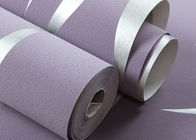 Elegantes purpurrotes entfernbares Wand-Papier, Hotel-moderne Wandverkleidung