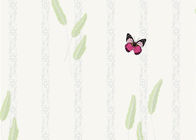 Nicht gesponnener Kinderschlafzimmer-Tapeten-Schmetterling Eco freundlicher und Grünpflanze-Muster