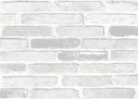 Natürliche Ziegelstein-Tapeten-alte industrielle Fresko-Wohnzimmer-Bäckerei-heiße Topf-Geschäfts-Ziegelstein-Tapete der Betriebsfaser-3D