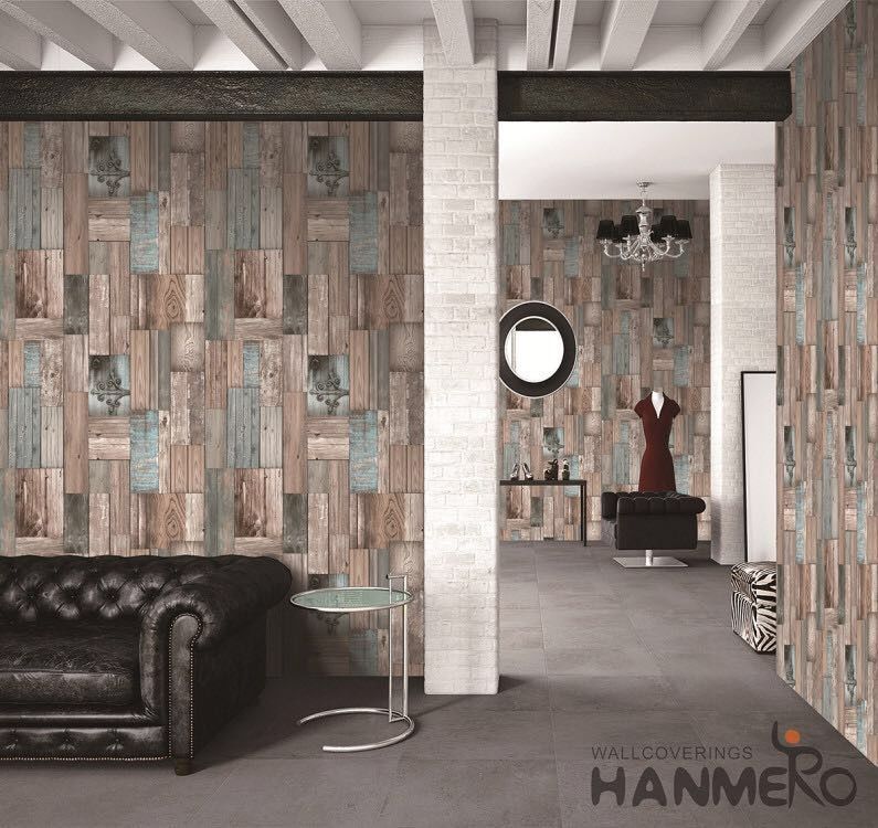 hölzerne Küchen-Badezimmer-Tapete des Entwurfs-3D, dauerhafter PVC-Wallcovering